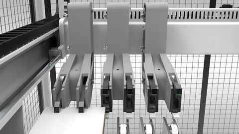 The standard floating collets with intelligent control via the software offer you a gain in cycle time, cutting quality and material protection. The standard floating collets with intelligent control via the software offer you a gain in cycle time, cutting quality and material protection.