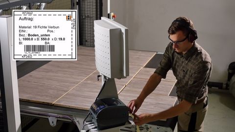 TouchLabel - the perfect solution for labeling TouchLabel - The label printer included in the package produces self-adhesive barcode labels
