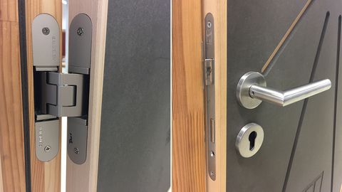 optional EVOLUTION door package consisting of a specially developed angular gear for lock cases and a lock case milling cutter optional EVOLUTION door package consisting of a specially developed angular gear for lock cases and a lock case milling cutter