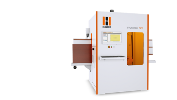 evolution 7402, the vertical drilling and cutting center from holzherdas vertikale bohr und fräszentrum evolution 7402 von holz her