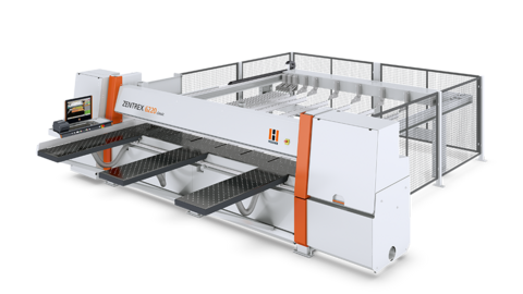 Horizontal beam saw ZENTREX 6220 classic from Holzher Beam saw ZENTREX classic: cutting package for single panels and package cutting work up to 100 mm