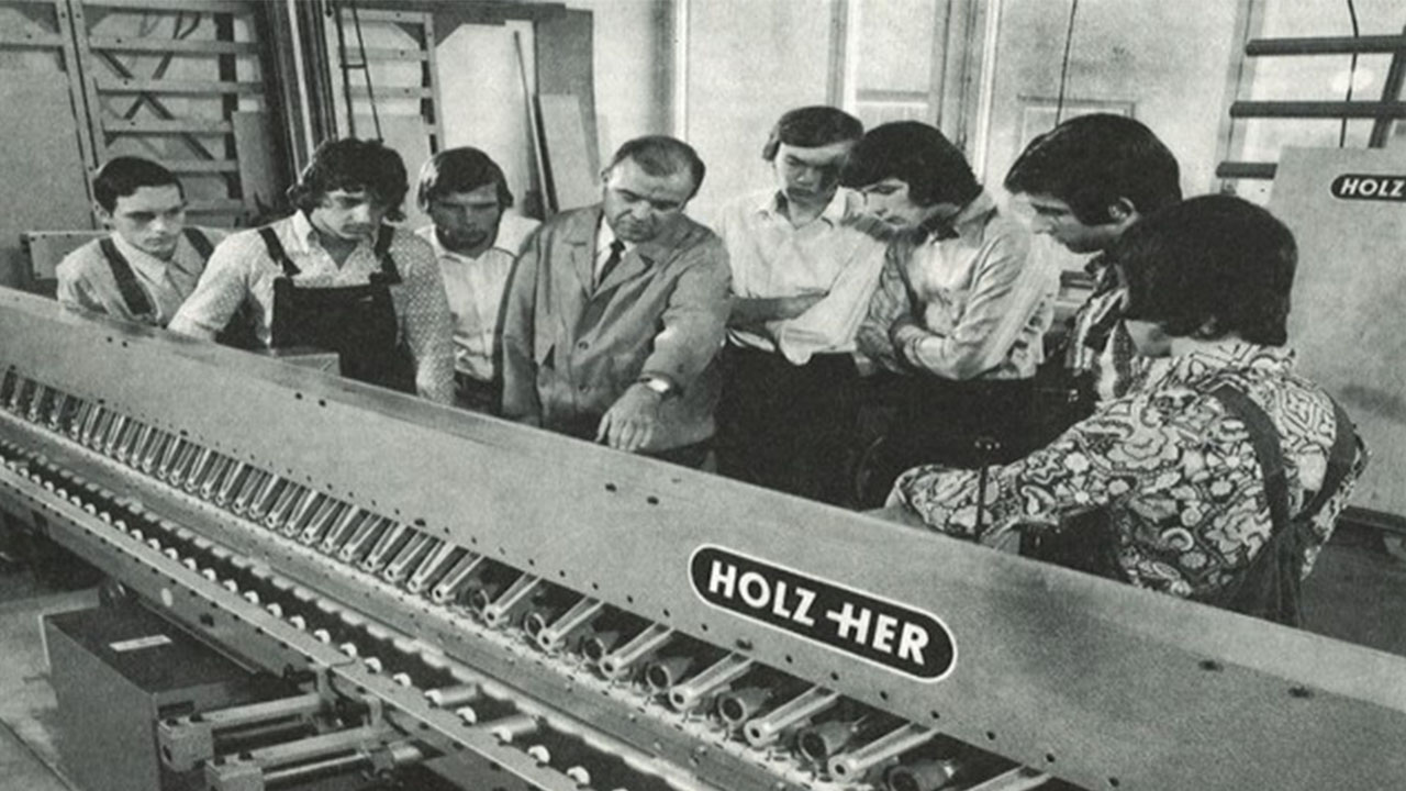 Holzher milestones woodworking machinery 1969